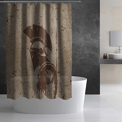 Шторка для душа Спарта, цвет: 3D-принт — фото 2