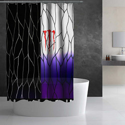Шторка для душа Monster energy steel, цвет: 3D-принт — фото 2