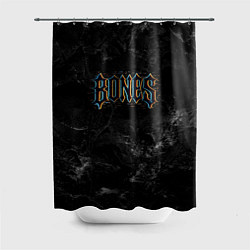 Шторка для душа Bones логотип, цвет: 3D-принт