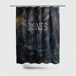 Шторка для душа Bones из костей, цвет: 3D-принт