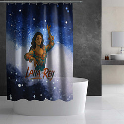 Шторка для душа Lana Del Rey танцует, цвет: 3D-принт — фото 2