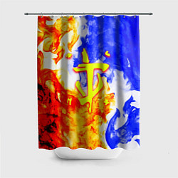 Шторка для душа Doom битва огня, цвет: 3D-принт