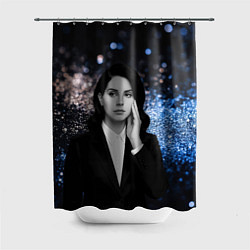 Шторка для душа Lana Del Rey в костюме, цвет: 3D-принт