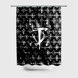 Шторка для душа Doom x farcry game, цвет: 3D-принт