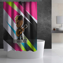 Шторка для душа XXXTentacion в мультяшном стиле, цвет: 3D-принт — фото 2