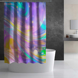 Шторка для душа Волшебный мистический космос, цвет: 3D-принт — фото 2