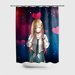 Шторка для душа Марин Китагава с любовью - Эта фарфоровая кукла вл, цвет: 3D-принт