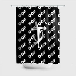 Шторка для душа Doom off black, цвет: 3D-принт