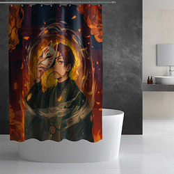 Шторка для душа Хаято Суо - Ветролом, цвет: 3D-принт — фото 2