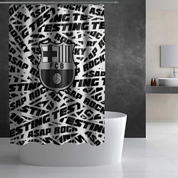 Шторка для душа AAP Rocky barcelona, цвет: 3D-принт — фото 2