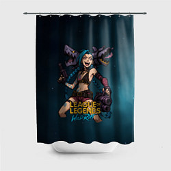 Шторка для душа League of Legends Jinx, цвет: 3D-принт