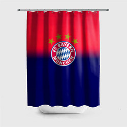 Шторка для душа Бавария Мюнхен градиент, цвет: 3D-принт