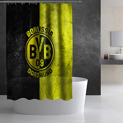 Шторка для душа Borussia Dortmund, цвет: 3D-принт — фото 2