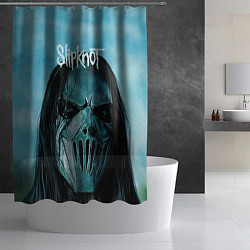 Шторка для душа Slipknot, цвет: 3D-принт — фото 2