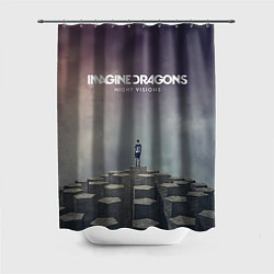 Шторка для душа Imagine Dragons: Night Visions, цвет: 3D-принт