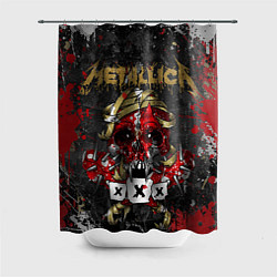 Шторка для душа Metallica XXX, цвет: 3D-принт