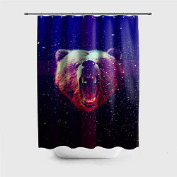 Шторка для душа Roar Bear, цвет: 3D-принт