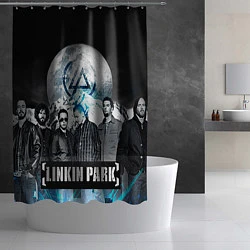 Шторка для душа Linkin Park: Moon, цвет: 3D-принт — фото 2