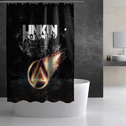 Шторка для душа Linkin Park: Comet, цвет: 3D-принт — фото 2