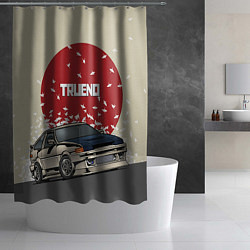Шторка для душа Toyota Trueno ae86, цвет: 3D-принт — фото 2