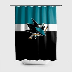 Шторка для душа San Jose Sharks, цвет: 3D-принт