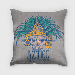 Подушка квадратная Aztec Warriors, цвет: 3D-принт
