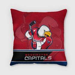 Подушка квадратная Washington Capitals, цвет: 3D-принт