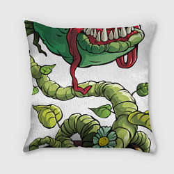 Подушка квадратная Plants vs zombies, цвет: 3D-принт