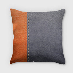 Подушка квадратная Кожа, цвет: 3D-принт