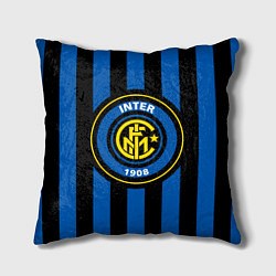 Подушка квадратная Inter FC 1908 цвета 3D-принт — фото 1
