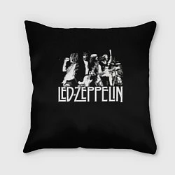 Подушка квадратная Led Zeppelin: Mono, цвет: 3D-принт