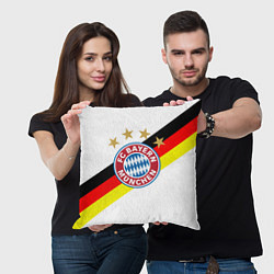 Подушка квадратная FC Bayern: Germany, цвет: 3D-принт — фото 2