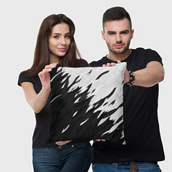 Подушка квадратная Black & white, цвет: 3D-принт — фото 2