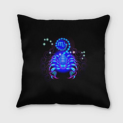Подушка квадратная Космический Скорпион, цвет: 3D-принт
