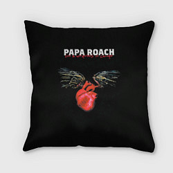 Подушка квадратная Paparoach: Angel heart, цвет: 3D-принт