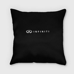 Подушка квадратная Infiniti, цвет: 3D-принт