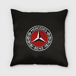 Подушка квадратная Mercedes-Benz, цвет: 3D-принт