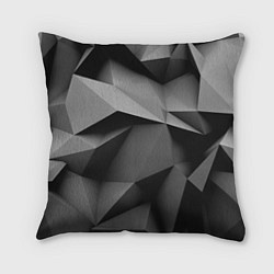 Подушка квадратная Gray abstraction, цвет: 3D-принт