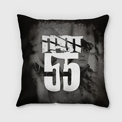 Подушка квадратная ГРОТ 55, цвет: 3D-принт