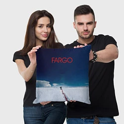Подушка квадратная Fargo, цвет: 3D-принт — фото 2