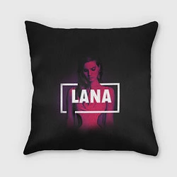 Подушка квадратная Lana Violet, цвет: 3D-принт