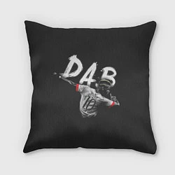 Подушка квадратная Paul Pogba: Dab, цвет: 3D-принт