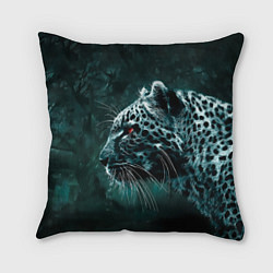 Подушка квадратная Леопард, цвет: 3D-принт