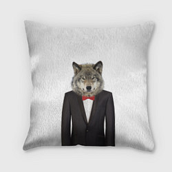 Подушка квадратная Мистер волк, цвет: 3D-принт