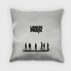 Подушка квадратная Группа Linkin Park, цвет: 3D-принт