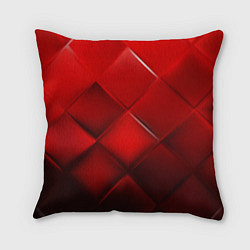 Подушка квадратная Red squares, цвет: 3D-принт