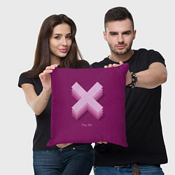 Подушка квадратная The XX: Purple, цвет: 3D-принт — фото 2