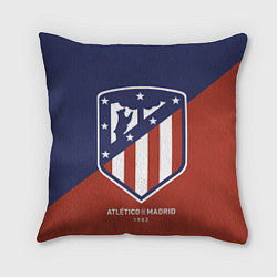 Подушка квадратная Atletico Madrid FC 1903, цвет: 3D-принт