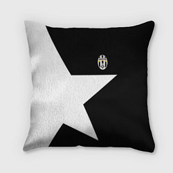 Подушка квадратная FC Juventus: Star, цвет: 3D-принт