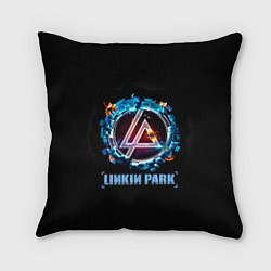 Подушка квадратная Linkin Park: Engine, цвет: 3D-принт